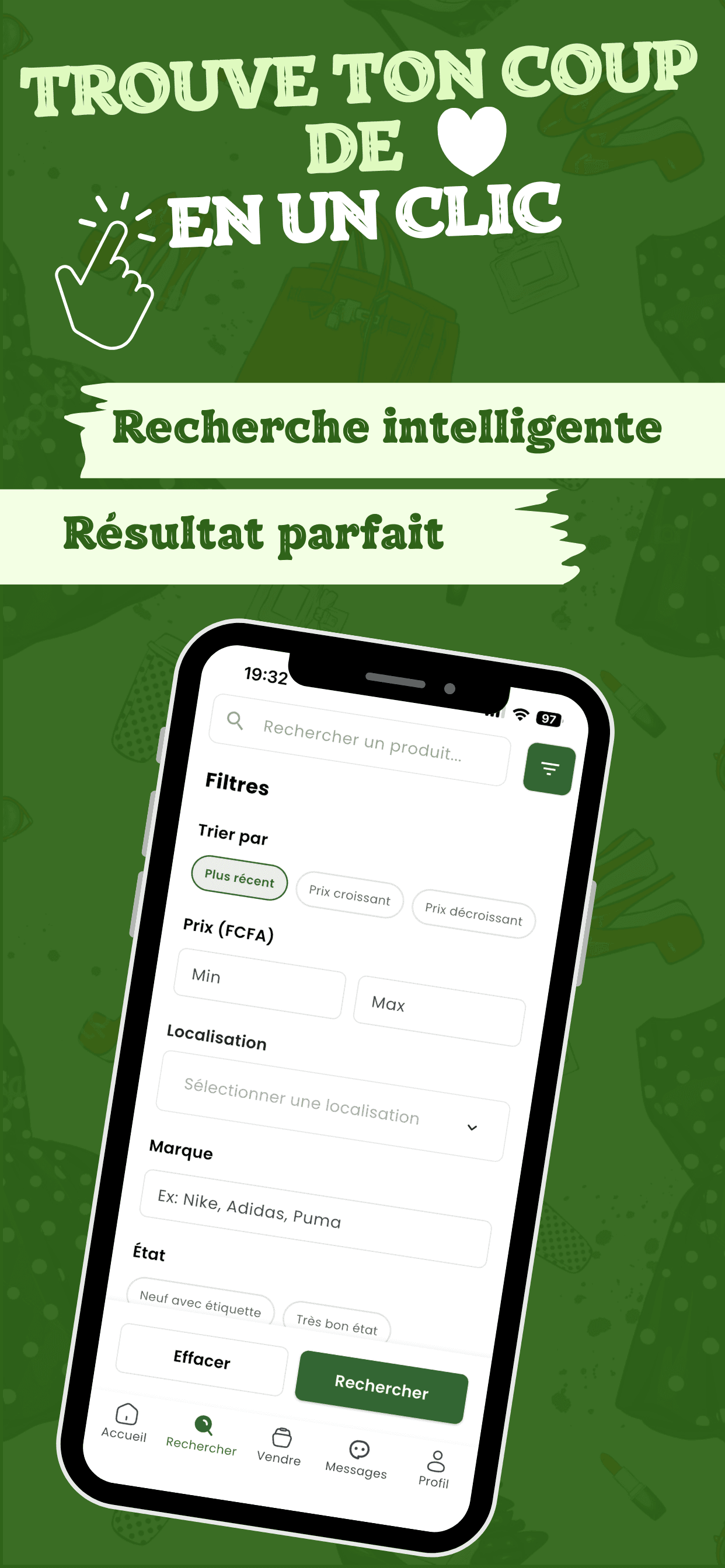 Trouve ton coup de cœur en un clic